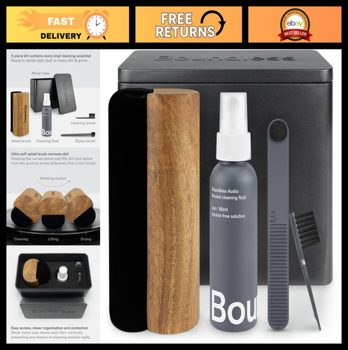 Vinyl record cleaning - kit,
