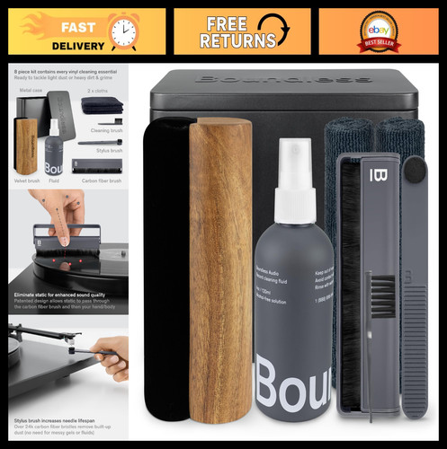 Vinyl record cleaning kit - cleaning,