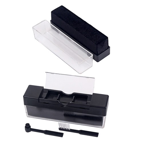 Vinyl record brush player - record,